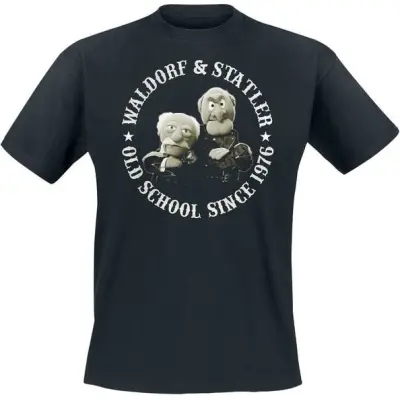 Mupparna - Disney T-shirt - Waldorf & Statler - M 5XL - för Herr - svart