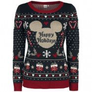 Musse & Mimmi Pigg - Disney Christmas jumper - Happy Holidays - S XXL - för Dam - flerfärgad