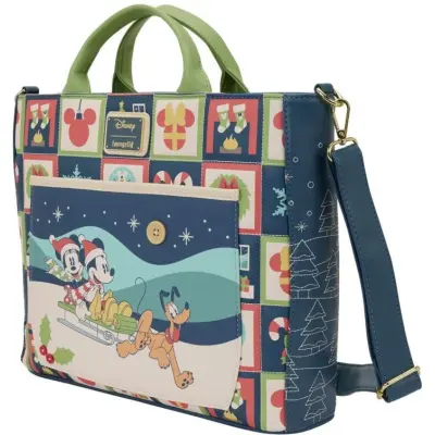 Musse & Mimmi Pigg - Disney Handväska - Loungefly - Micky & Minnie Holiday Convertible - för  flerfärgad