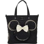 Musse & Mimmi Pigg - Disney Handväska - Loungefly - Minnie Maus - för  svart/vit