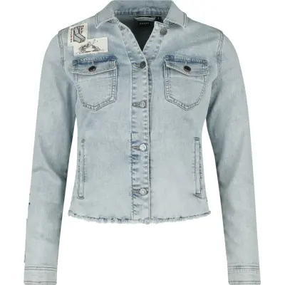 Musse & Mimmi Pigg - Disney Jeansjacka - Musse Pigg jeansjacka - S XL - för Dam - denim/blå