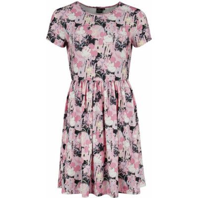 Musse & Mimmi Pigg - Disney Kort klänning - Mickey Heads Allover - M XXL - för Dam - rosa