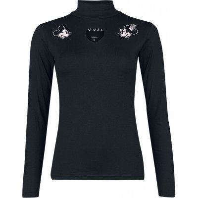 Musse & Mimmi Pigg - Disney Långärmad tröja - Love Is All You Need - L XXL - för Dam - svart