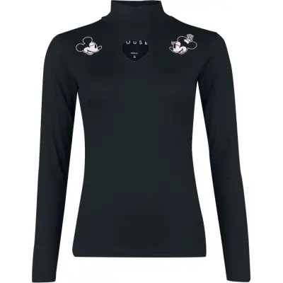 Musse & Mimmi Pigg - Disney Långärmad tröja - Love Is All You Need - L XXL - för Dam - svart