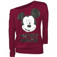 Musse & Mimmi Pigg - Disney Långärmad tröja - Twinkle - XS 5XL - för Dam - röd