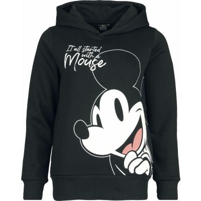 Musse & Mimmi Pigg - Disney Luvtröja - Mickey Mouse - It all started with a mouse - S 3XL - för Dam - svart