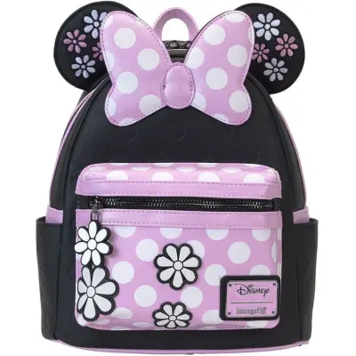 Musse & Mimmi Pigg - Disney Miniryggsäckar - Loungefly - Minnie Floral Rock The Dots - för Dam - flerfärgad