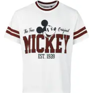 Musse & Mimmi Pigg - Disney Oversize T-shirt - Den äkta original-Musse Pigg EST. 1928 - S XXL - för Herr - vit