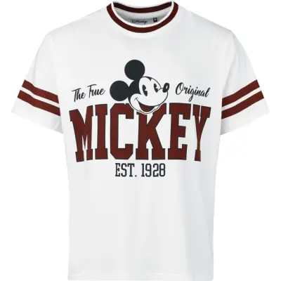 Musse & Mimmi Pigg - Disney Oversize T-shirt - Den äkta original-Musse Pigg EST. 1928 - S XXL - för Herr - vit
