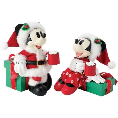 Musse & Mimmi Pigg - Disney Samlingsfigurer - Cocoa Break - för None - flerfärgad