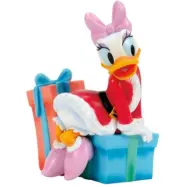 Musse & Mimmi Pigg - Disney Samlingsfigurer - Daisy Duck Christmas 85th Anniversary Figurine - för None - flerfärgad