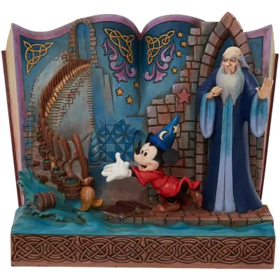 Musse & Mimmi Pigg - Disney Samlingsfigurer - Fantasia - Zauberer Micky - för