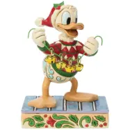 Musse & Mimmi Pigg - Disney Samlingsfigurer - Holiday Jingle (Donald with Bells) - för None - flerfärgad