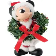 Musse & Mimmi Pigg - Disney Samlingsfigurer - Holly Jolly Mickey Mouse - för None - flerfärgad