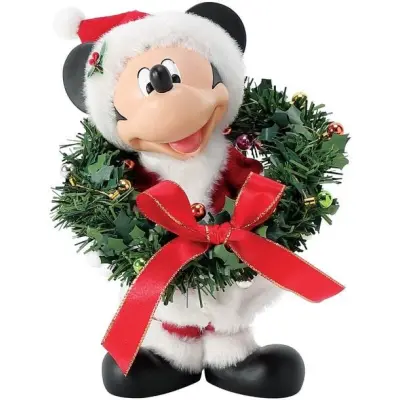 Musse & Mimmi Pigg - Disney Samlingsfigurer - Holly Jolly Mickey Mouse - för None - flerfärgad