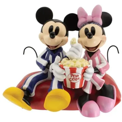 Musse & Mimmi Pigg - Disney Samlingsfigurer - Mickey and Minnie Movie Night - för None - flerfärgad