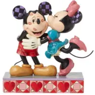 Musse & Mimmi Pigg - Disney Samlingsfigurer - Micky & Minnie Hugs & Kisses - för flerfärgad