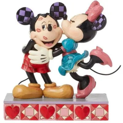 Musse & Mimmi Pigg - Disney Samlingsfigurer - Micky & Minnie Hugs & Kisses - för None - flerfärgad