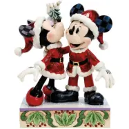 Musse & Mimmi Pigg - Disney Samlingsfigurer - Mistletoe Moments (Mickey and Minnie Mistletoe) - för None - flerfärgad