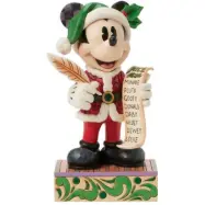 Musse & Mimmi Pigg - Disney Samlingsfigurer - Santa Micky (20 Years of Magic) - för flerfärgad