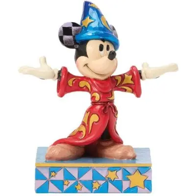 Musse & Mimmi Pigg - Disney Samlingsfigurer - Sorcerer Mickey - för None - flerfärgad