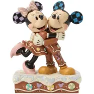 Musse & Mimmi Pigg - Disney Samlingsfigurer - Sugarcoated Sweethearts (Mickey and Minnie Gingerbread) - för None - flerfärgad