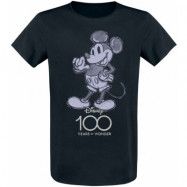 Musse & Mimmi Pigg - Disney T-shirt - 100 Years Of Wonder - S M - för Herr - svart