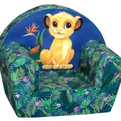 Nicotoy - Barnstol Lion King 42 X 50 X 32 Cm Grön