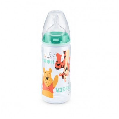 NUK First Choice Disney Flaska 300ml Silikon (Turkos)