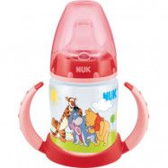 NUK First Choice Nalle Puh PP Drickpipsflaska 150ml Silikon (Salmon)