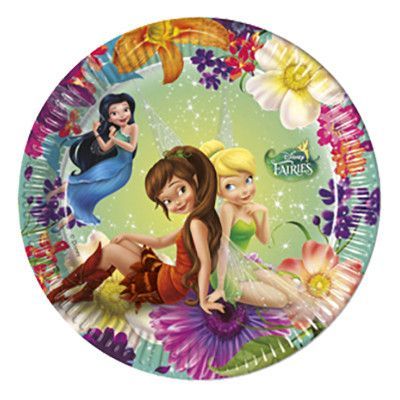 Pappersassietter Disney Älvor - 8-pack