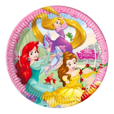 Papperstallrikar Disney Prinsessor - 8-pack