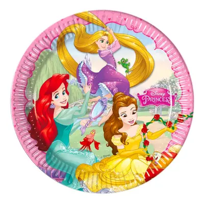 Papperstallrikar Disney Prinsessor - 8-pack