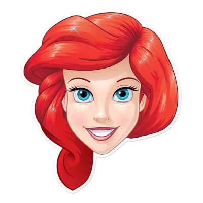 Pappmask Ariel Barn - One size