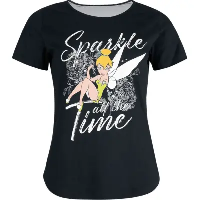 Peter Pan - Disney T-shirt - Tinker Bell - Sparkle Time - S XXL - för Dam - svart