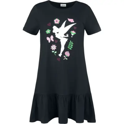 Peter Pan - Disney Långklänning - Tinker Bell - Flower - S M - för Dam - svart