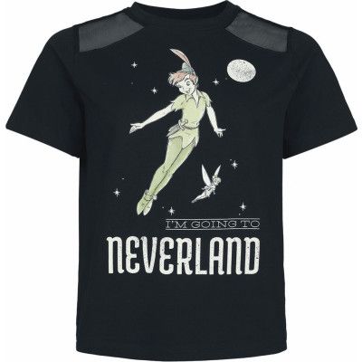 Peter Pan - Disney T-shirt - Tingeling - Neverland - S XXL - för Dam - svart