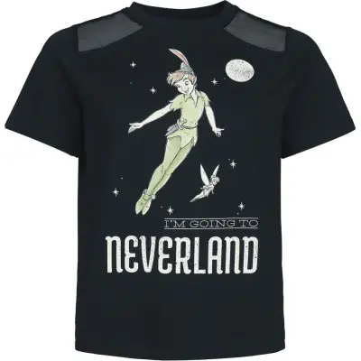 Peter Pan - Disney T-shirt - Tingeling - Neverland - S XXL - för Dam - svart