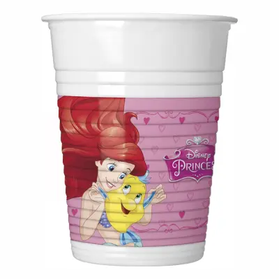 Plastmuggar Disneyprinsessor - 8-pack