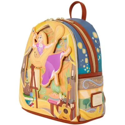 Rapunzel - Disney Miniryggsäckar - Loungefly - Painting - för None - flerfärgad
