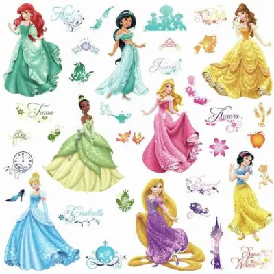 RoomMates Roommates - Disney Princess Wallstickers
