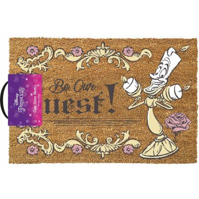 Skönheten och Odjuret - Disney Dörrmatta - Be Our Guest - för None - flerfärgad