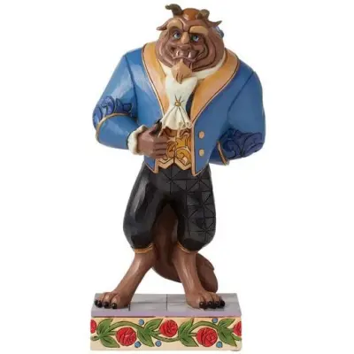 Skönheten och Odjuret - Disney Samlingsfigurer - A Prince Within (Beast in Jacket) - för  flerfärgad