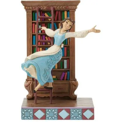Skönheten och Odjuret - Disney Samlingsfigurer - Belle - A World of Books - för None - flerfärgad