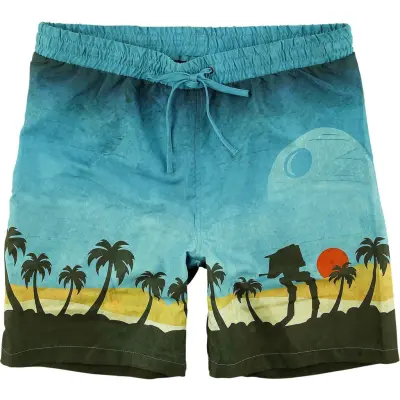 Star Wars - Disney Badbyxor - Scarif Surf - S XL - för Herr - flerfärgad