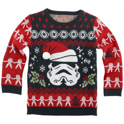 Star Wars - Disney Christmas jumper - Barn - Up to snow good - 110/116 - för barn - flerfärgad