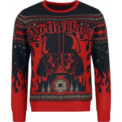Star Wars - Disney Christmas Jumper - Christmas Vader - S XXL - för Herr - flerfärgad
