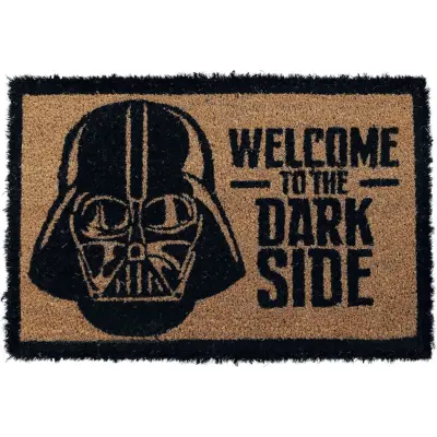Star Wars - Disney Dörrmatta - Welcome To The Dark Side - för  brun/svart