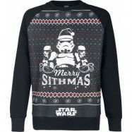 Star Wars - Disney Christmas Jumper - Merry Sithmas - M 3XL - för Herr - flerfärgad