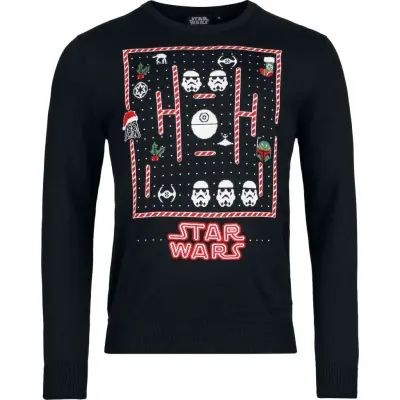 Star Wars - Disney Christmas jumper - Vintage Game - S XXL - för Herr - flerfärgad